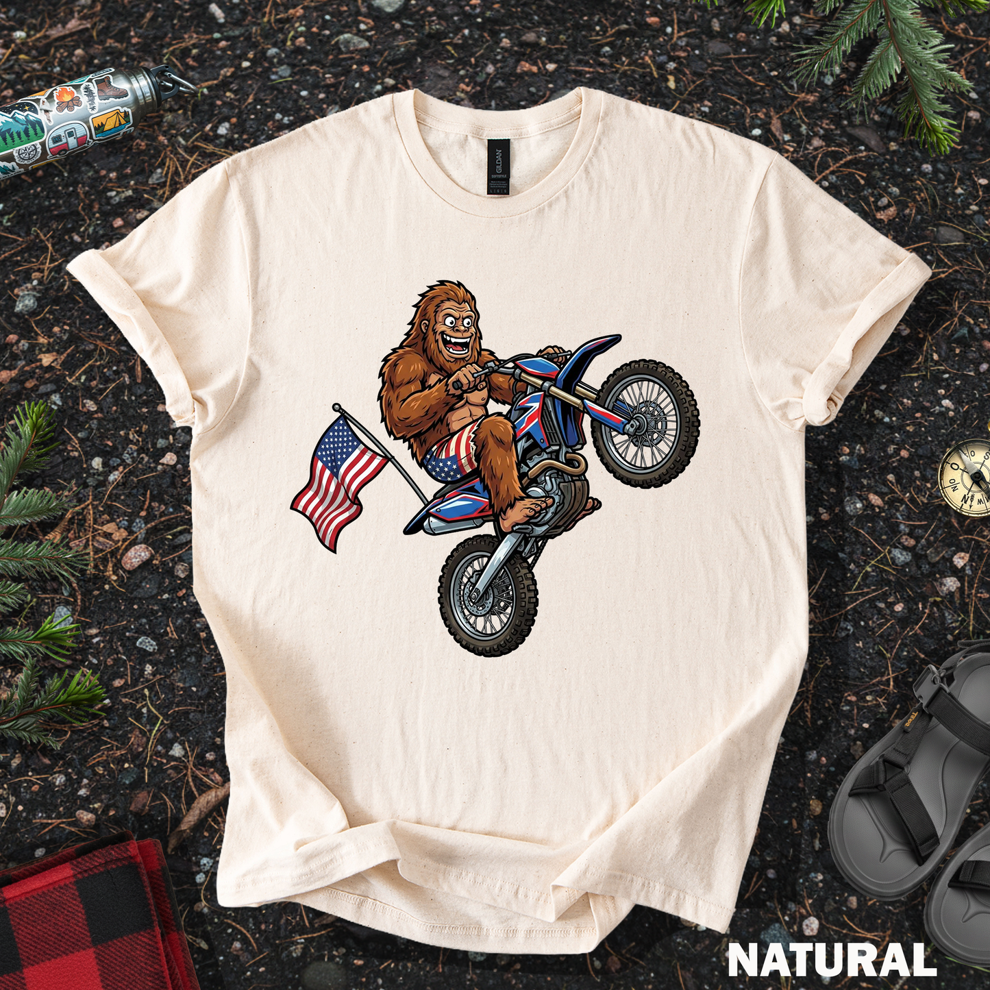 Bigfoot Dirtbike Wheelie