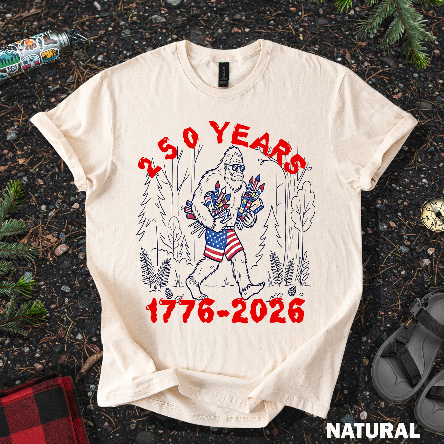 USA 250 Year Anniversary Bigfoot