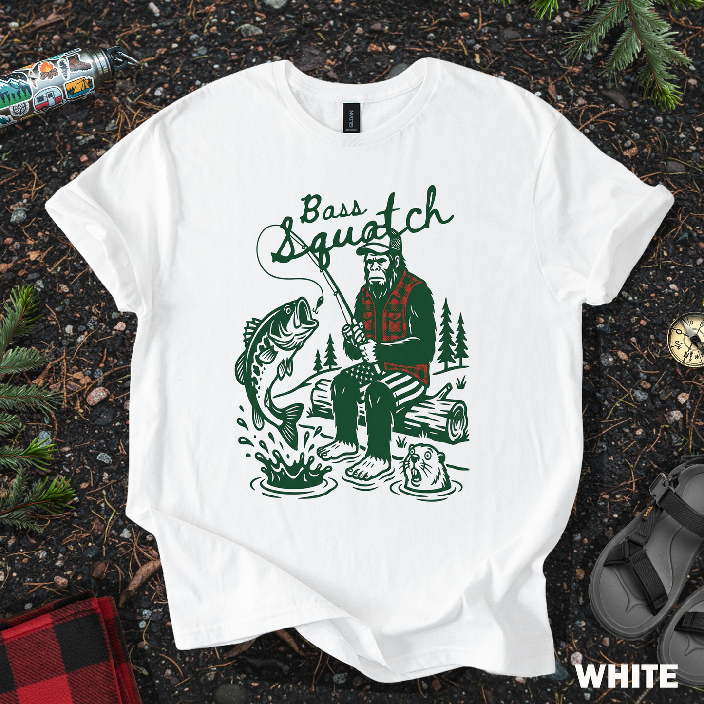 Bass Fishing Sasquatch