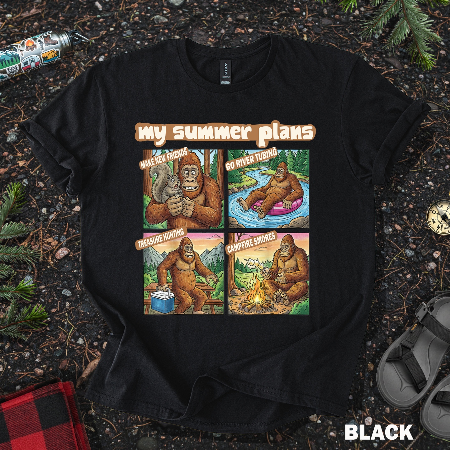 Sasquatch Summer Plans Tee