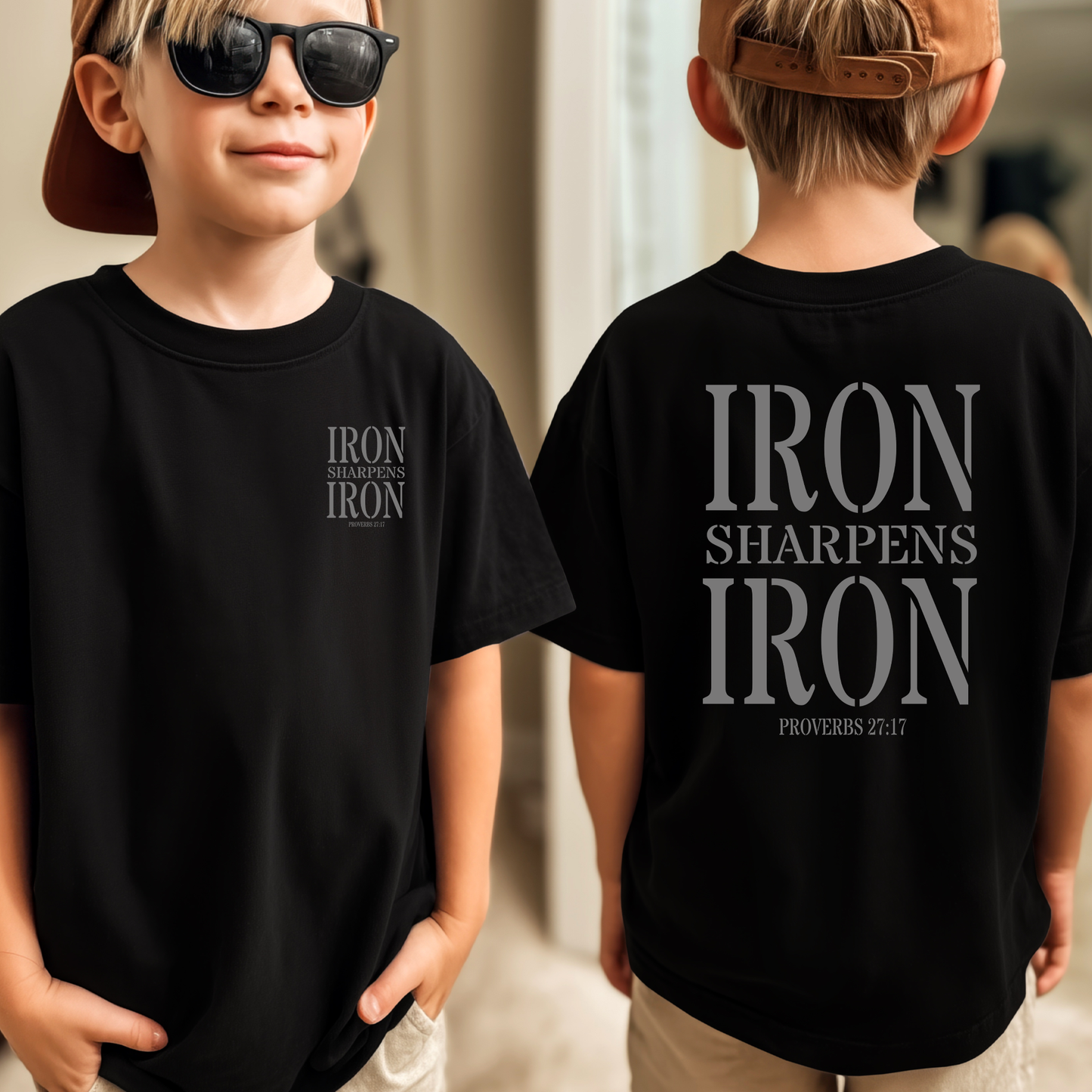Youth Iron Sharpens Iron Tee