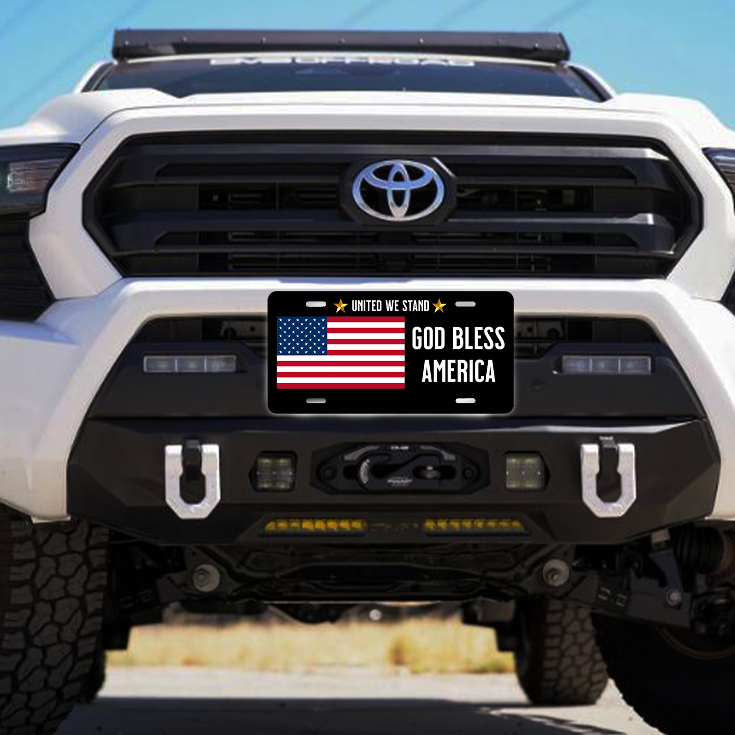 God Bless America Vanity License Plate