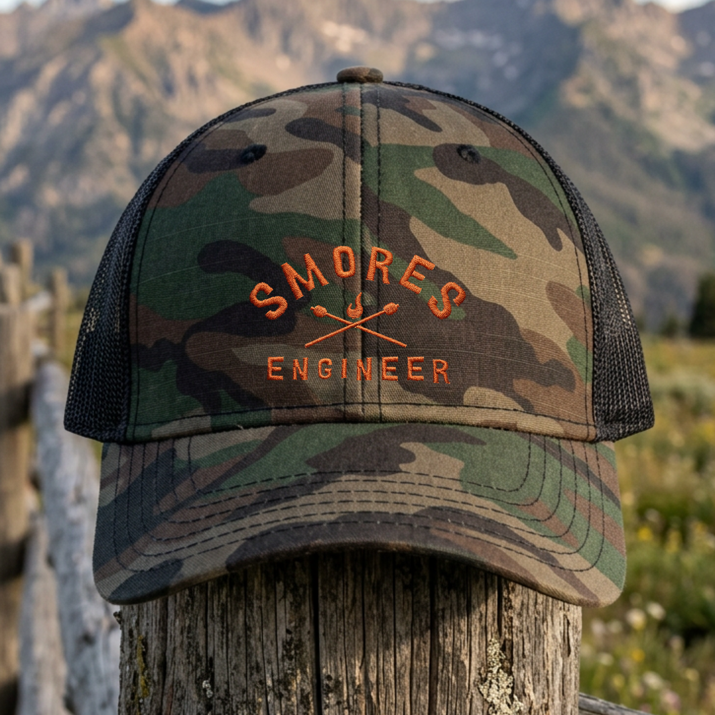 Smores Engineer Camo Cap