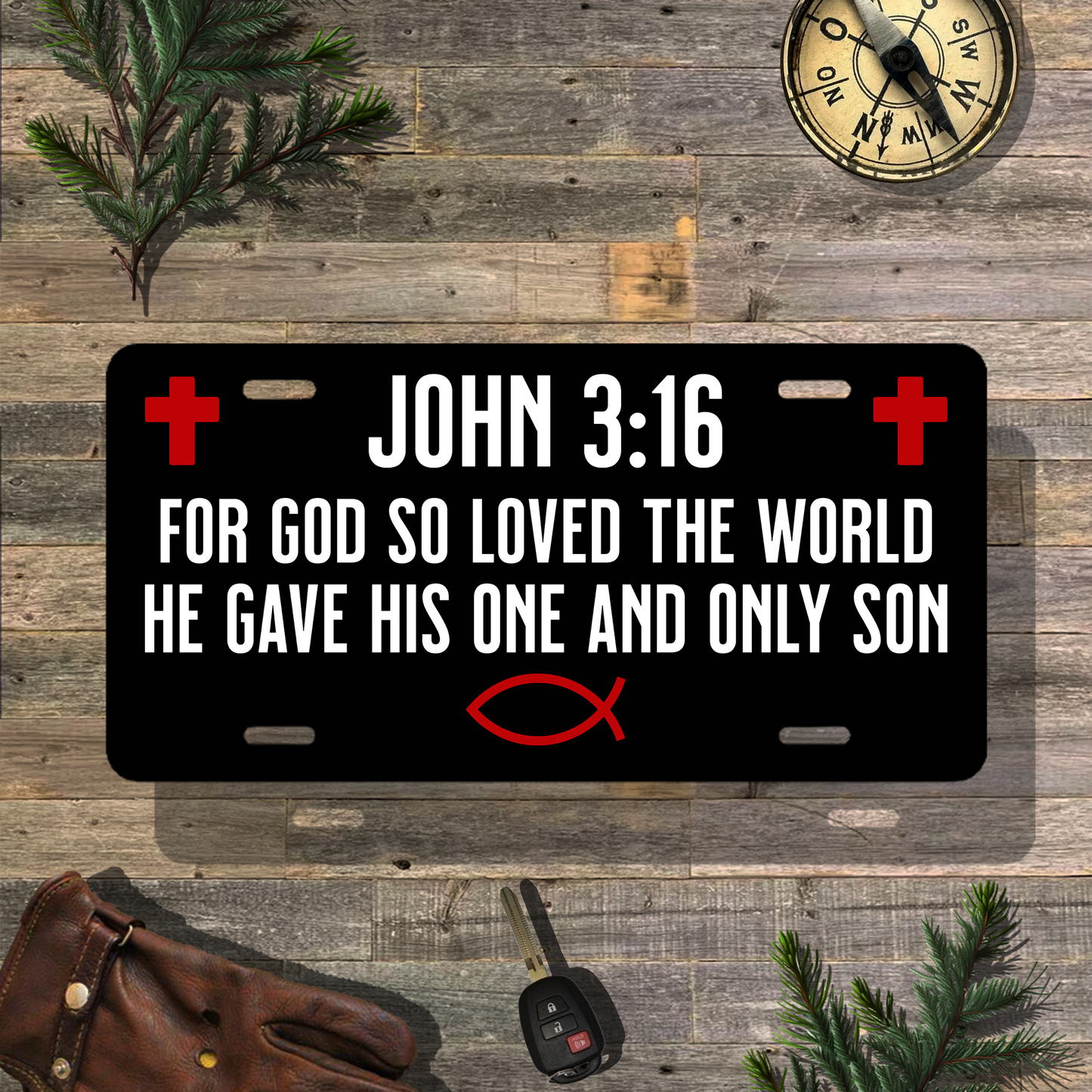John 3:16 Vanity License Plate