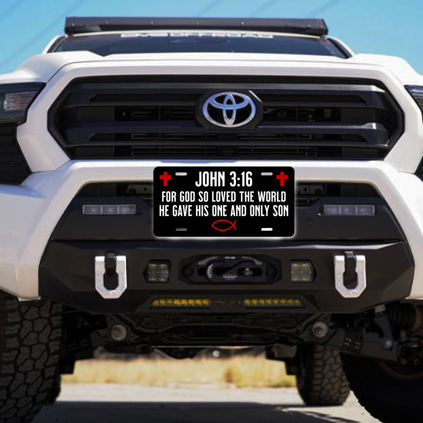 John 3:16 Vanity License Plate