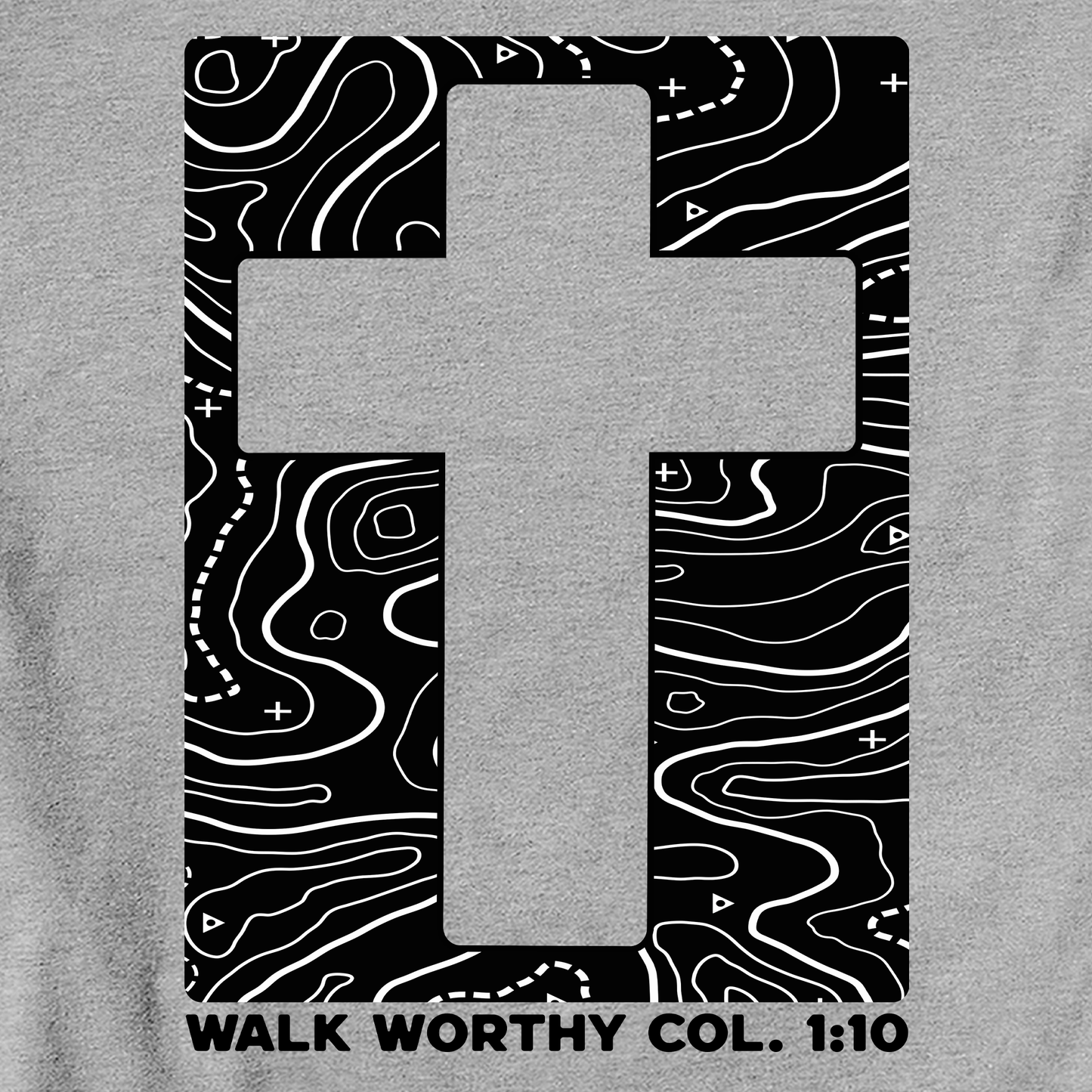 Walk Worthy Topographic Tee