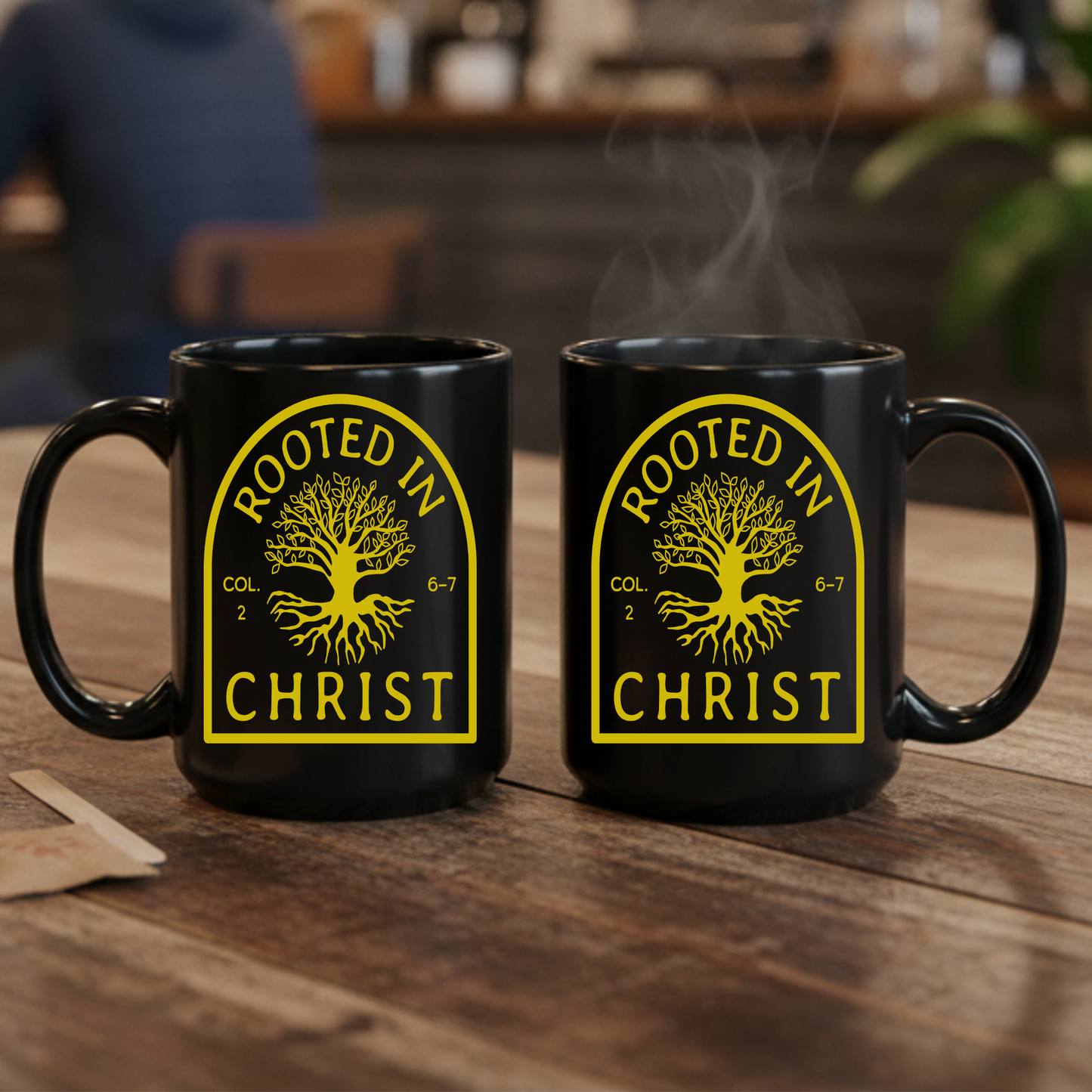 ROOTED IN CHRIST MUG