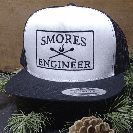 Flat Brim Hat Smores Engineer