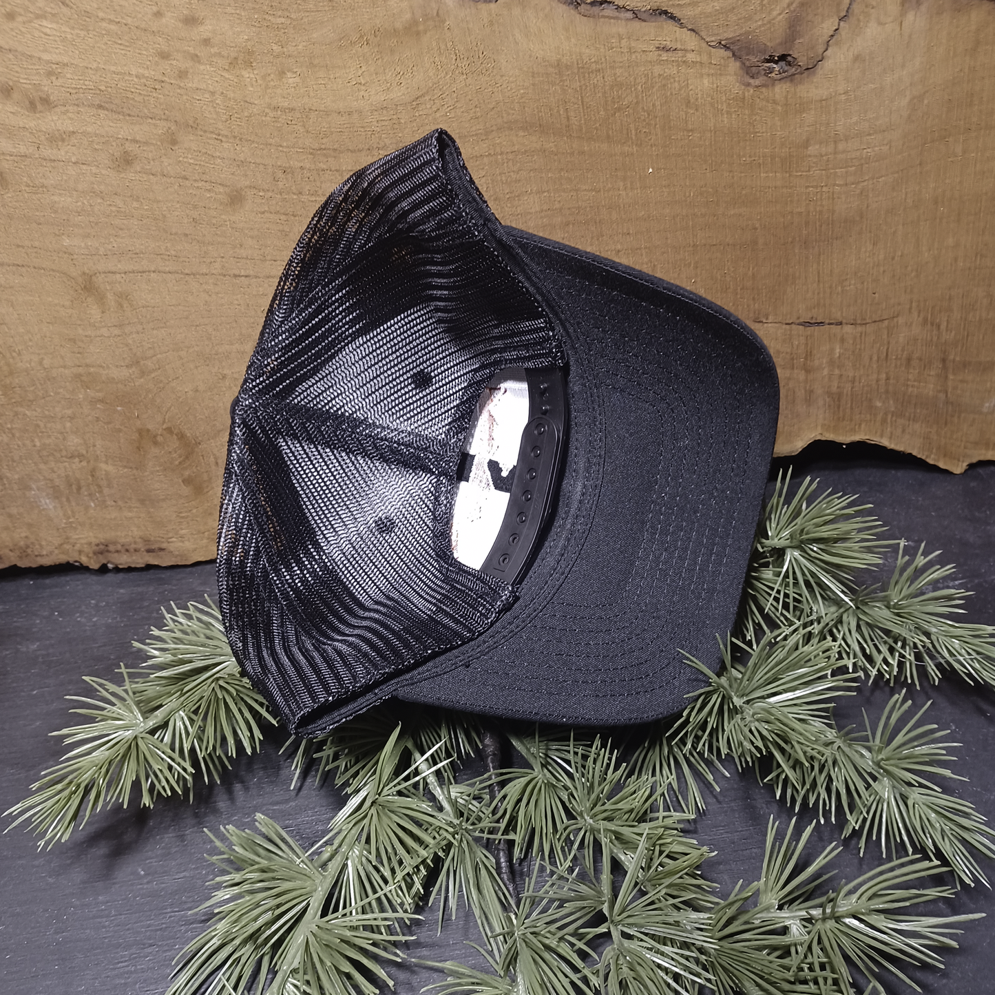 Curved Brim Foam Smores Engineer Hat